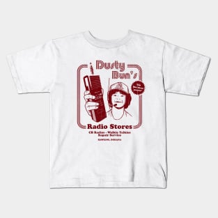 Dusty Bun's Radio Stores Kids T-Shirt